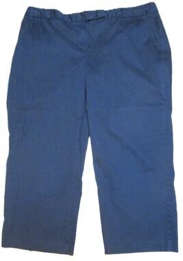 Van Heusen Studio Women's Cropped Pants Black Size 18 Smart Preppy Classic